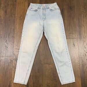 BDG Urban Outfitters Mom Light Wash Straight Leg High-Rise Jeans